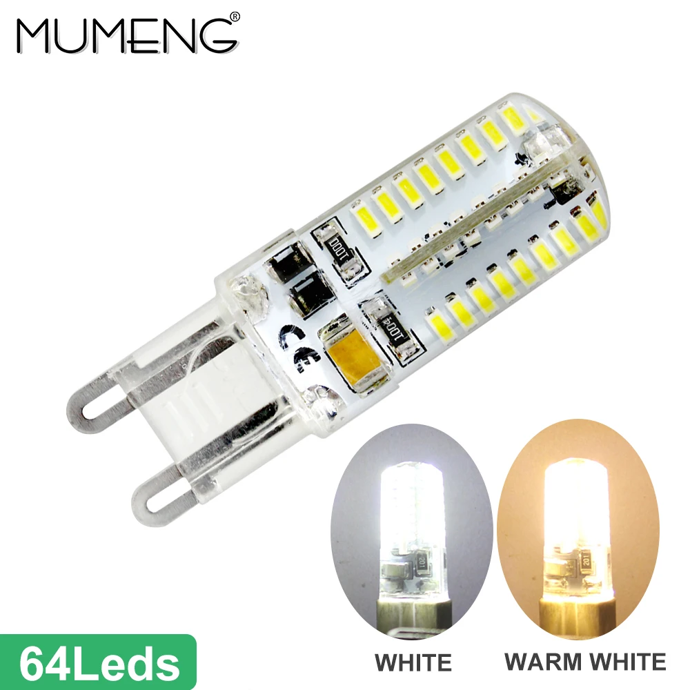 Mumeng G9 светодиодный лампа 3W 4W светильник лампы 3 5 W светодиоидная с регулируемой