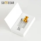 100 шт.лот 5 мл настраиваемые бумажные коробки и стеклянные флаконы для духов с распылителем пустая парфюмерная упаковка с индивидуальным логотипом для подарка