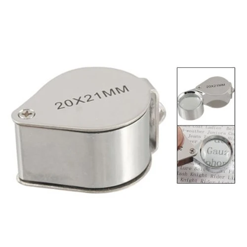 

MYLB-Foldable Jeweler Magnifying Loupe 20 x 21mm Magnifier