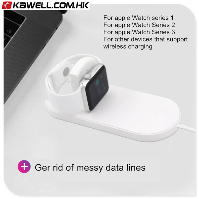 100 шт в упаковке 2 1 Беспроводное зарядное устройство для Apple Watch iPhone | Мобильные