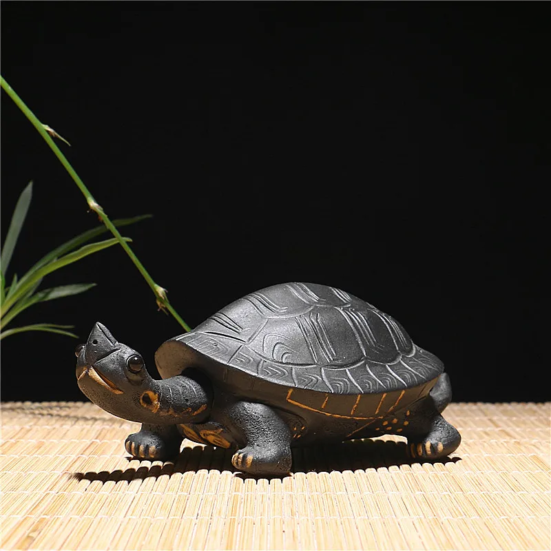 Поднос для чая из фиолетовой глины 3D поднос черепахи аксессуары подарков