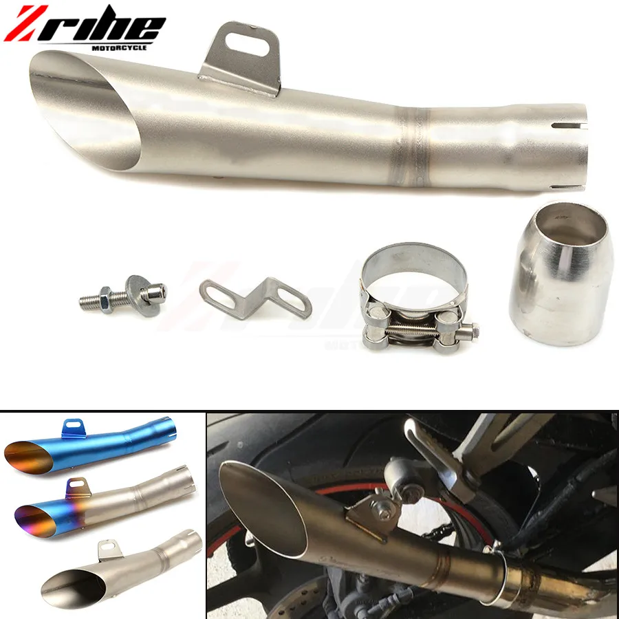 

for 36-51MM Universal Motorcycle Exhaust Modified Pipe Slip-on Motorbike Exhaust Pipes For Aprilia Pegaso 650 Strada 2005-2009