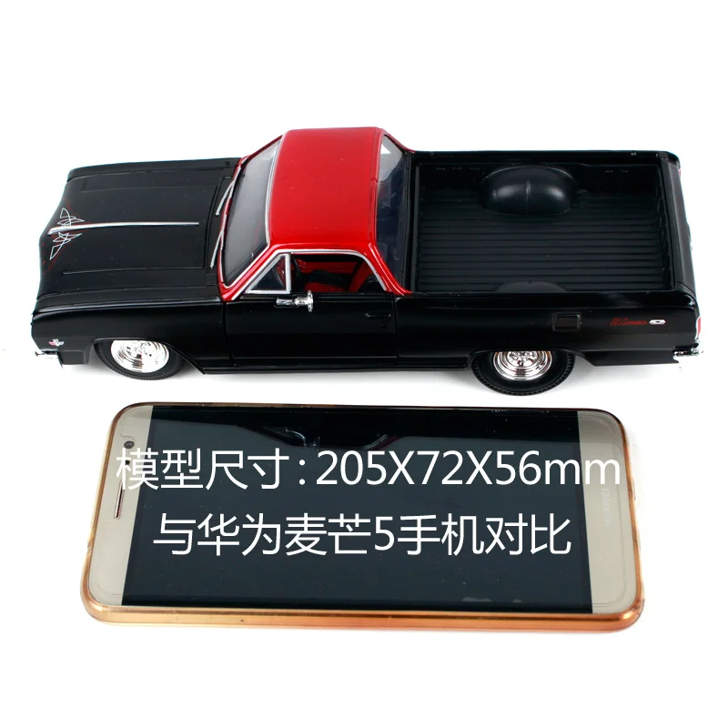 Грузовик пикап Maisto 1:25 1965 Chvrolet EL OYO перезаряженная модель автомобиля игрушечная
