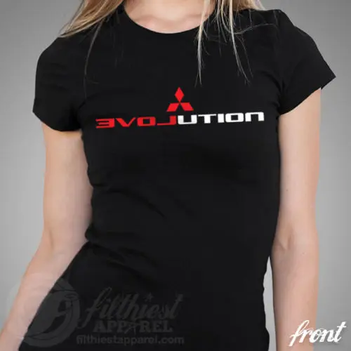 Футболка Evolution Love для мужчин и женщин Gsr Jdm Fits Japanese Classic Car Lancer Evo 7 8 9 Ix X Men 2019 мужские