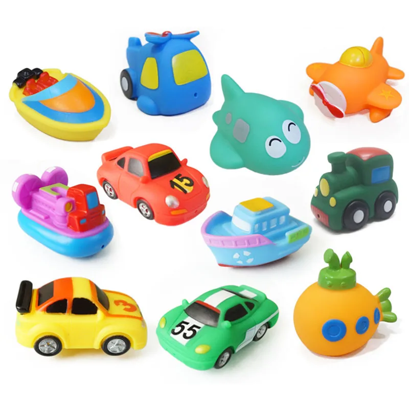 Детские игрушки для ванной мягкие резиновые с жирафом животные автомобиль лодка