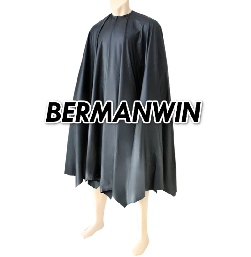 BERMANWIN, Высококачественная большая накидка Бэтмена, черный костюм Бэтмена, плащ Бэтмена