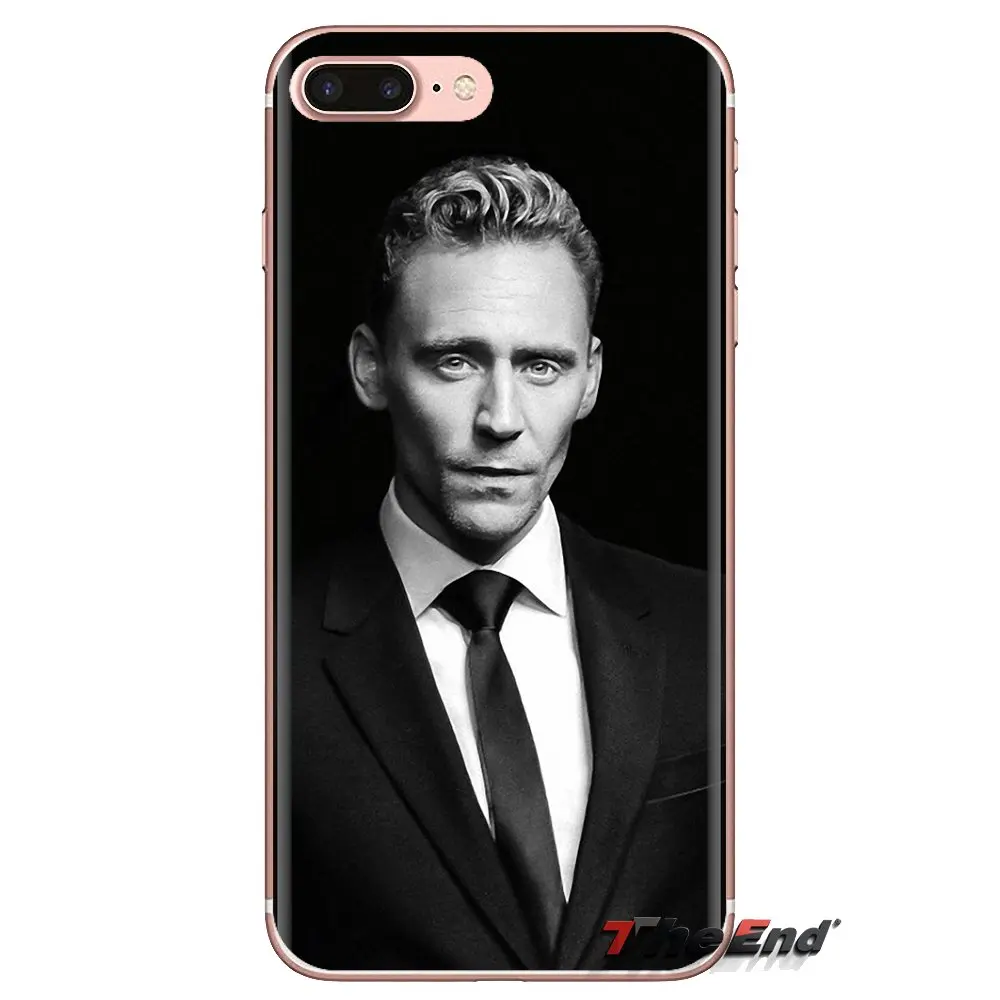 For Samsung Galaxy S3 S4 S5 Mini S6 S7 Edge S8 S9 S10 Plus Note 3 4 5 8 9 Transparent Soft Shell Covers Tom Hiddleston |