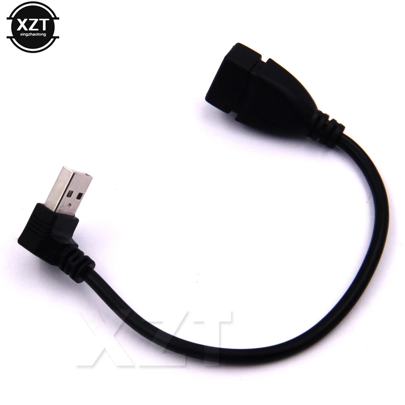 Портативный Новый USB кабель Папа мама под углом 90 градусов 2 0|extension cable|cable malecable male