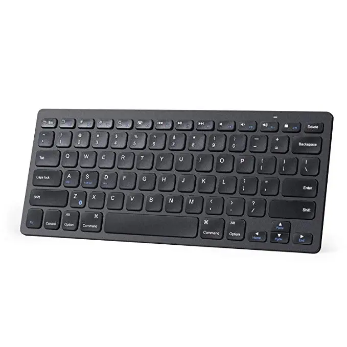 Ультра-тонкая беспроводная клавиатура Bluetooth для Iphone Ipad Android Tablet PC Phone и других устройств с поддержкой Bluetooth