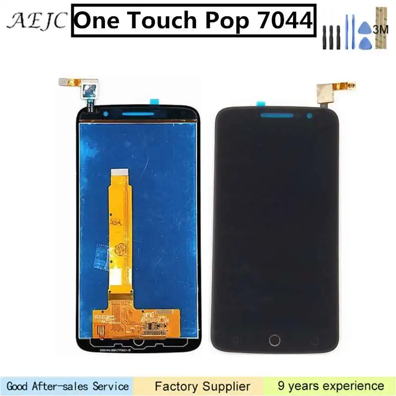 5 &quotдля Alcatel One Touch Pop 2 Premium 7044 OT7044 7044X 7044Y 7044K 7044A ЖК дисплей с кодирующий