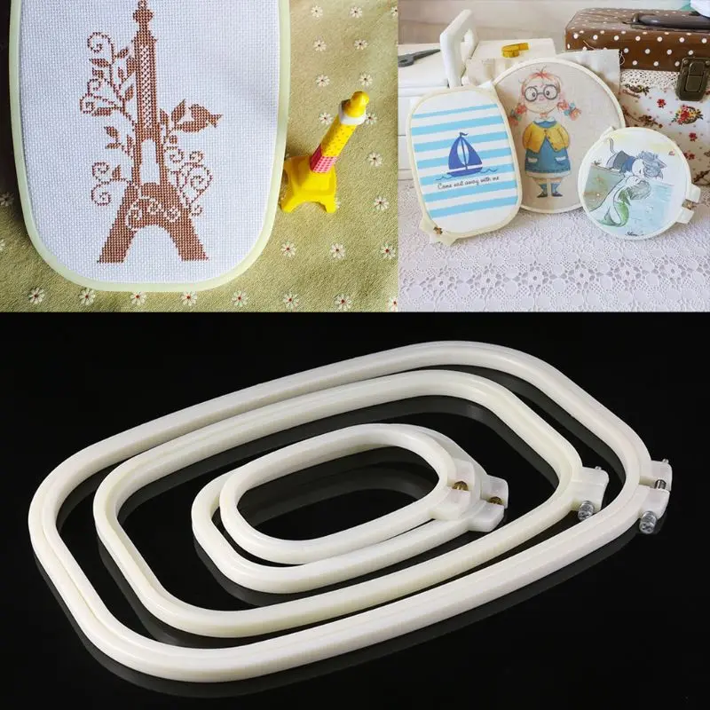 Рамка для вышивки обруч DIY устройство крестом квадратное кольцо Ручное шитье