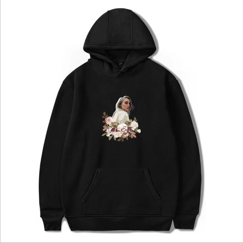 Billie Eilish забавная Толстовка для мужчин и женщин Толстовка Harajuku флисовая толстовка мужской милый спортивный костюм пальто повседневная спортивная одежда
