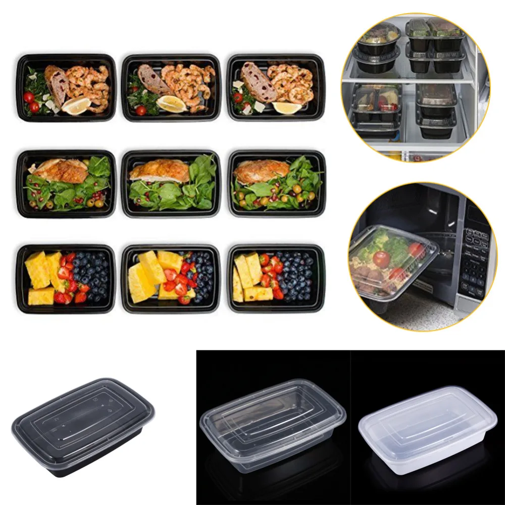Lunchbox 10 шт./компл. контейнер для готовки еды пластиковый приготовления пищи