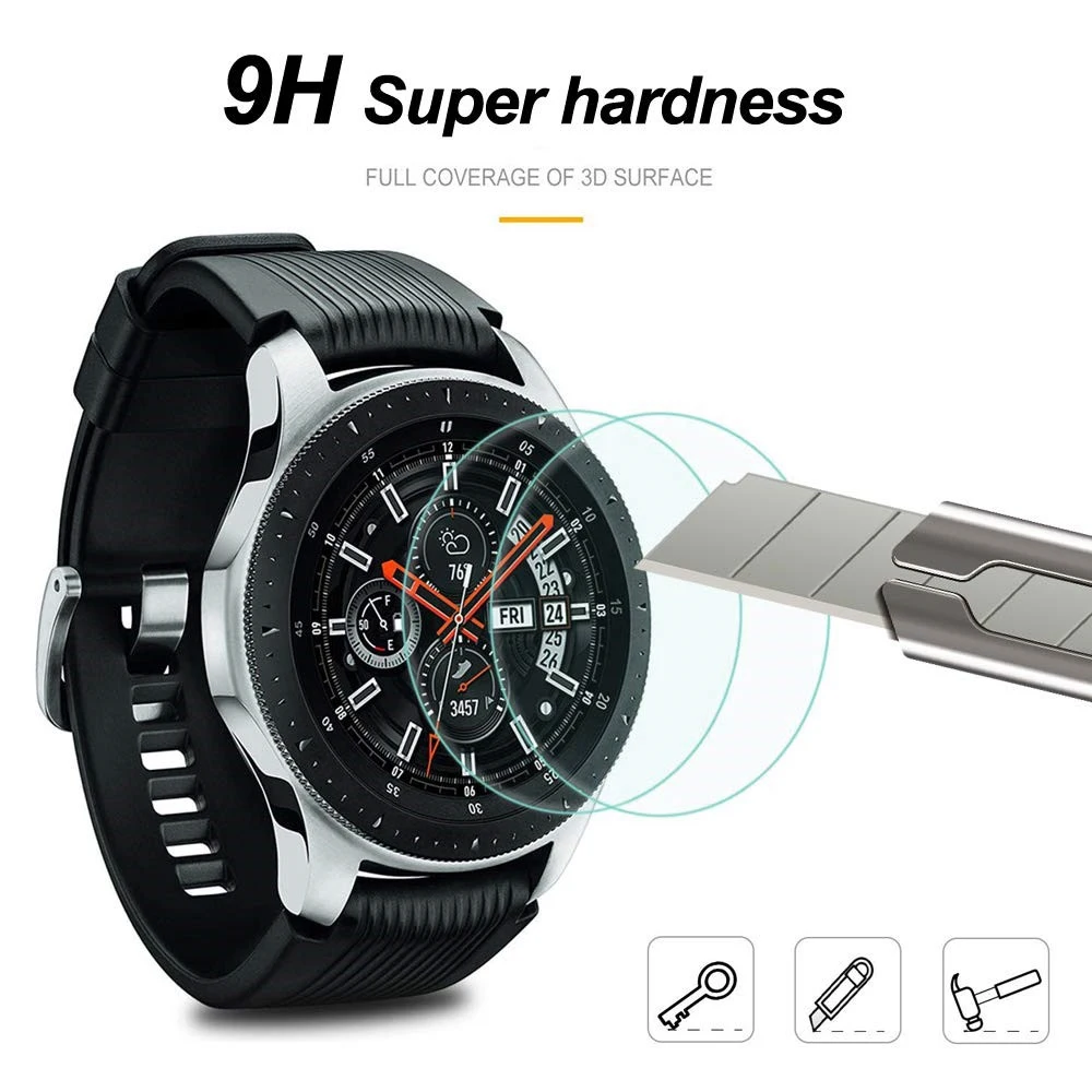 Защитное стекло Gear S3 Frontier для Samsung Galaxy watch 46 мм 42 band/S 3 S2 S 2 Classic/Sport 9H 2.5D закаленное