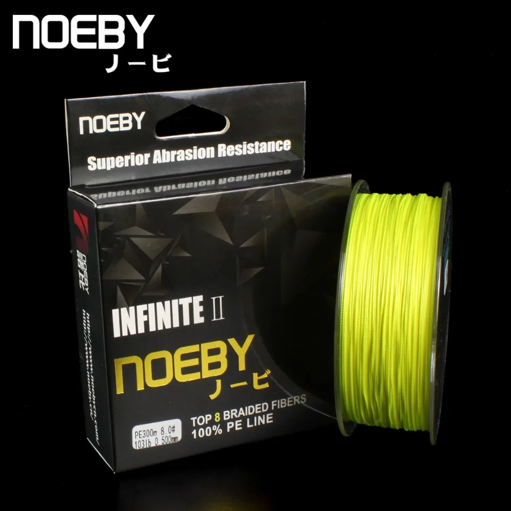 Noeby 300 м 8 нитей приманки PE плетеная рыболовная леска сверхпрочная нить для