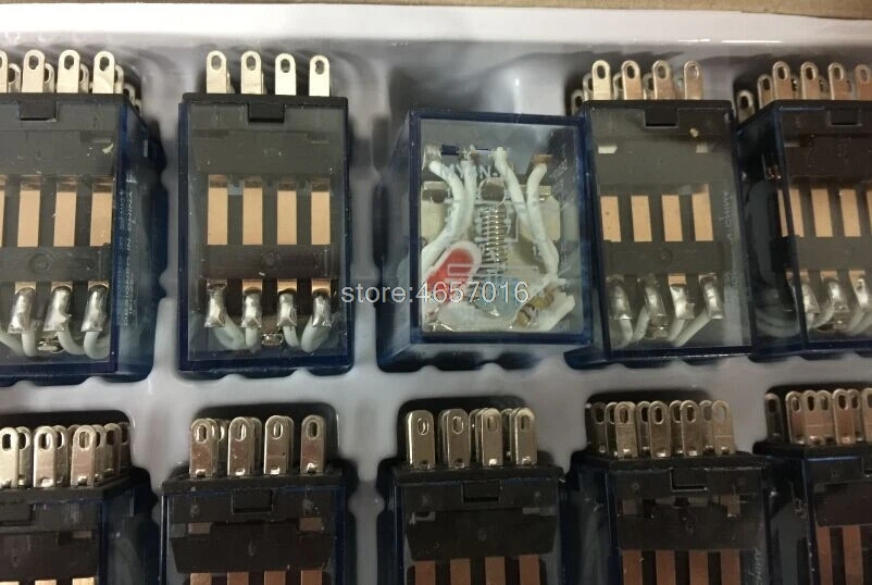 Бесплатная доставка 10 шт. реле мощности катушки MY4NJ HH54P-L 220 В переменного тока |