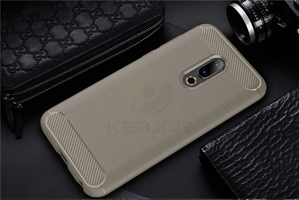 Чехол для meizu 16th/meizu 16 Ом чехол из углеродного волокна чехол-бампер из поликарбоната Силиконовый противоударный чехол для meizu 16th чехол Чехол Мягкий чехол