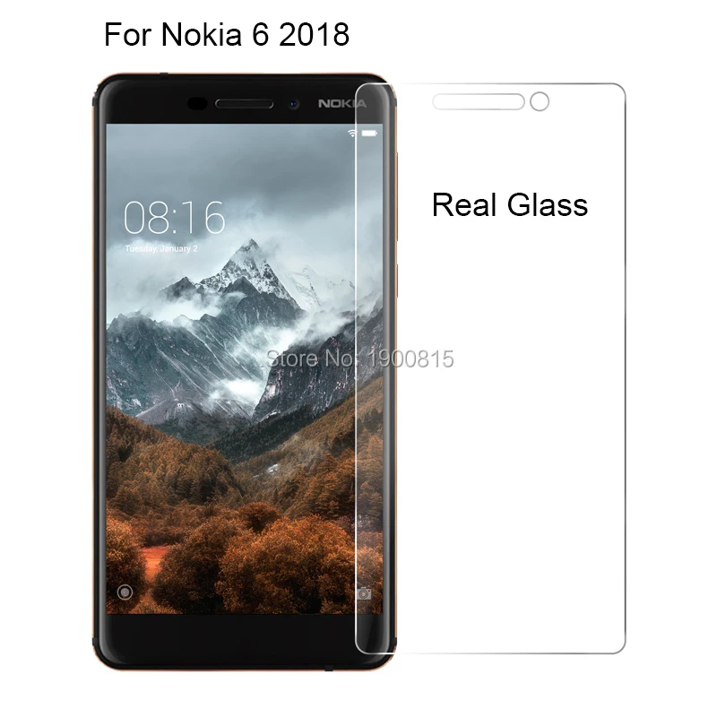 10 шт./лот 2.5D 0 26 мм 9H переднее закаленное стекло для Nokia 6 2018 защита экрана