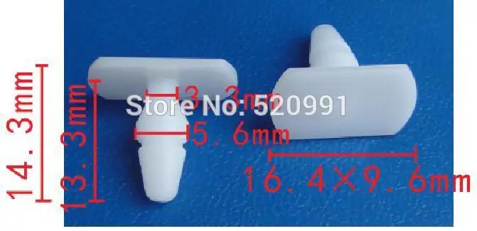 Shhworldsea 100 шт. авто зажим крепеж для двери подоконник фиксатор Mercedes Benz A0019889781|auto clips