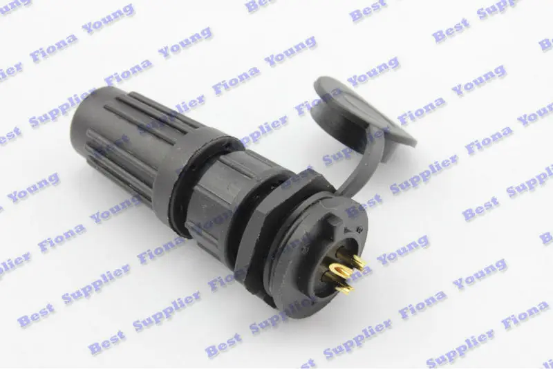 5 шт. \ партия черные прямые Водонепроницаемый конектор авиации электрические