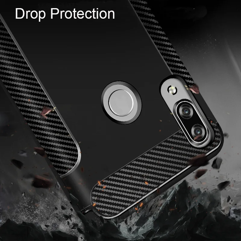 Силиконовый защитный бампер чехол для Huawei P20 lite pro P8 P9 2017 P smart Plus Honor8 9 7C 7A Mate10 20 Y5 Y6 Y9