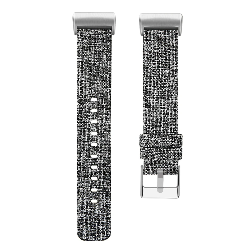 YUEDAER серый нейлоновый ремешок для Fitbit Charge 3 Charge3 ремешок для мужчин t холщовый ремешок для мужчин и женщин браслет для Fit Bit Charge 3