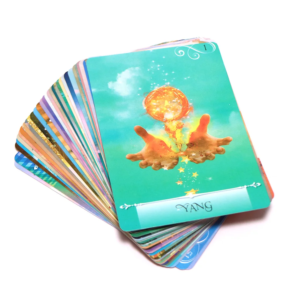 

Колода карт оракула с полным английским знанием, 52 карты, таинственное руководство, чтение будущего, Карта Таро, настольная игра для девочек