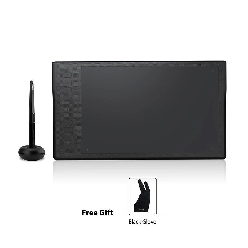 HUION INSPIROY Q11K V2 беспроводной Графический графический планшет без батареи стилус поддержка наклона цифровая ручка планшет с подарочной перчаткой