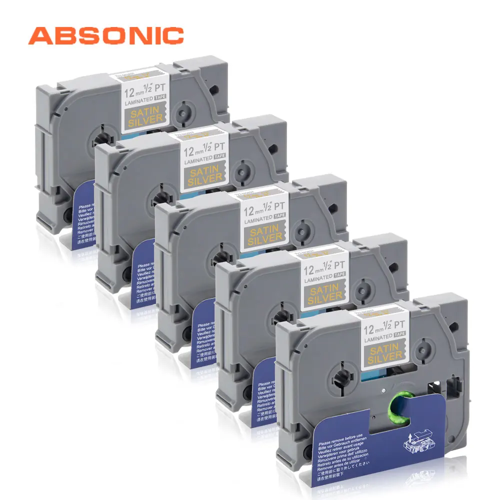 Absonic 5 шт. TZe MQ934 ламинированная Этикетка ленты совместимы с Brother P сенсорный