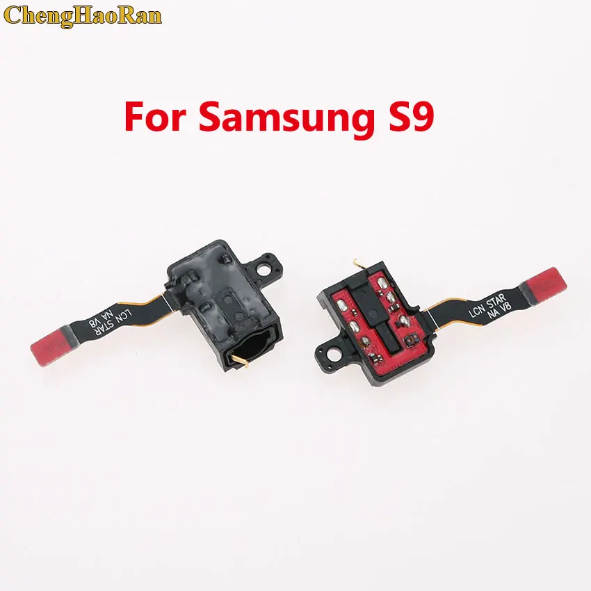 ChengHaoRan для samsung Galaxy S7 Edge G935 S8 S9 J3 J4 J6 NOTE 4 NTOE 8/9 разъем для наушников аудио гибкий кабель Разъем - Цвет: S9