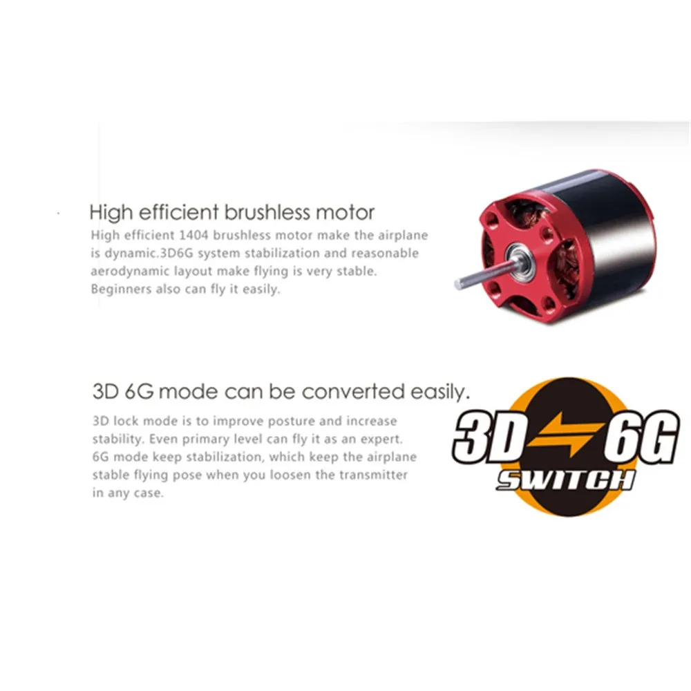 FUTABA 2,4G пульт дистанционного управления Wltoys A600 2,4G 3D6G мини пульт дистанционного управления Радиоуправляемый летательный аппарат бесщеточный двигатель 1404#/20