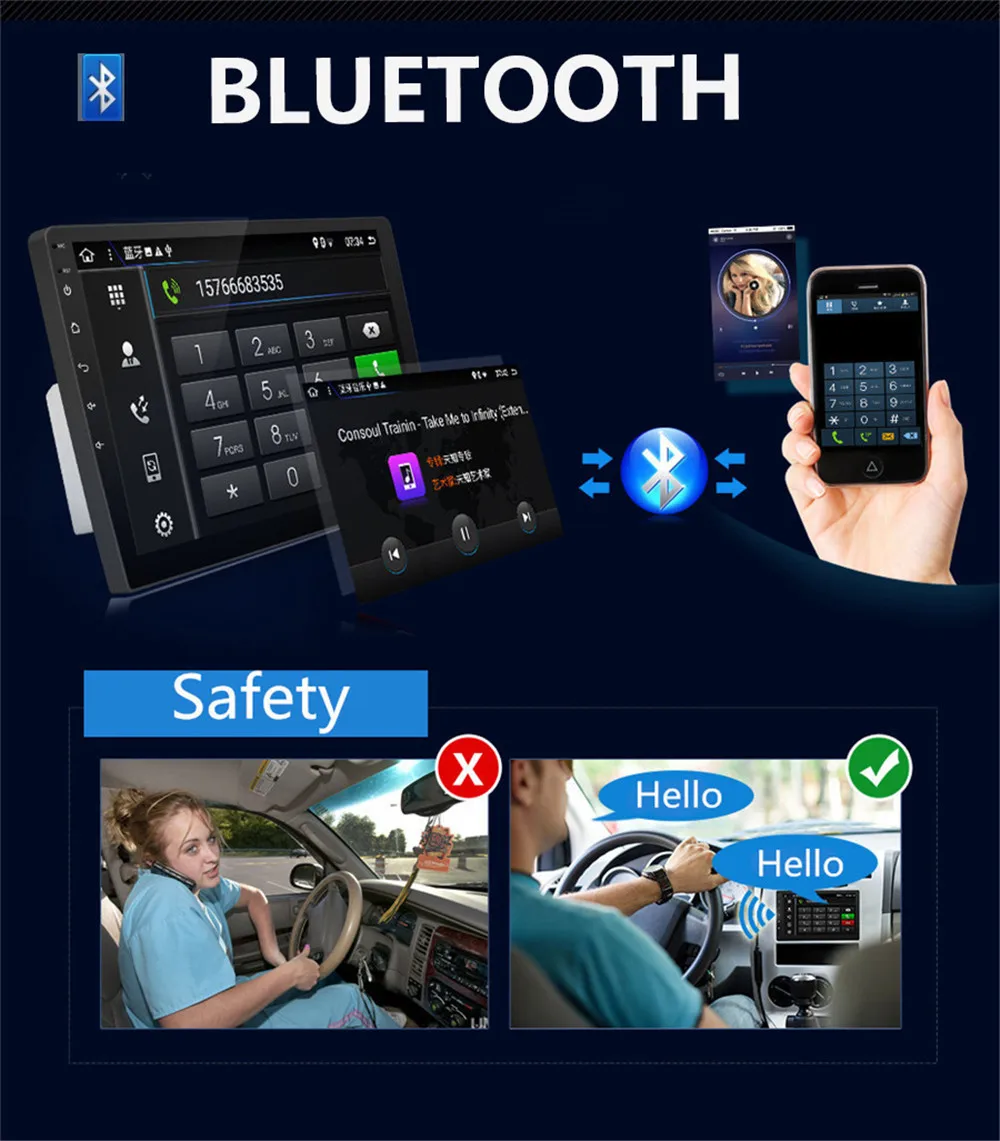 9/10. 1 ''2 DIN Android 9,1 автомобильный Стерео Авторадио gps навигация Универсальный 2.5D сенсорный экран автомобильный Радио MP5 Bluetooth wifi USB