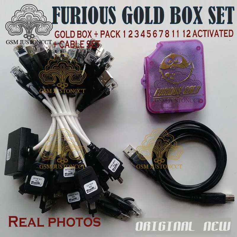 DHL TO new Furious Gold Box 1-го класса с 30 кабелями + активирован упаковками (1 2 3 4 5 6 7 8 11 12) no 9 |