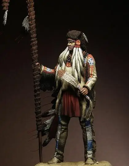 Фигурка из смолы в масштабе 1/24 для бойцов аборигенов 75 мм|resin figure|resin figures 75mm75mm resin |