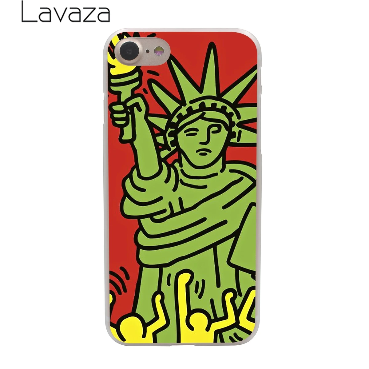 Жесткий чехол Lavaza Keith Haring art для телефона iPhone XR X XS 11 Pro Max 10 7 8 6S 5 5S SE 4 4s