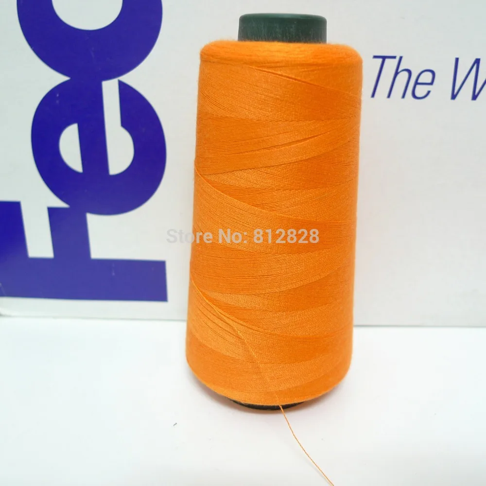3000 Метров 40 S/2 BRIGHT ORANGE Полиэстер Швейных Ниток|polyester sewing thread|sewing threadpolyester thread |