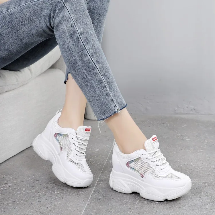 Женские кроссовки увеличивающие рост на платформе 8 см размер 35 39|Женские туфли| |