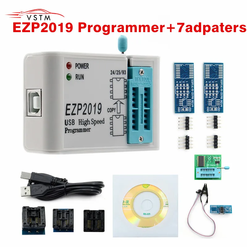 Высокоскоростная USB-программа SPI EZP2019 + стандартная поддержка 24 25 93 EEPROM Flash BIOS Chip |
