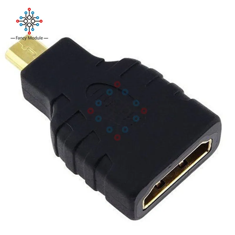 Micro HDMI Мужской к HDMI Женский адаптер соединитель конвертер Поддержка 3D 4K 1080P Разрешение Micro HDMI порт устройства