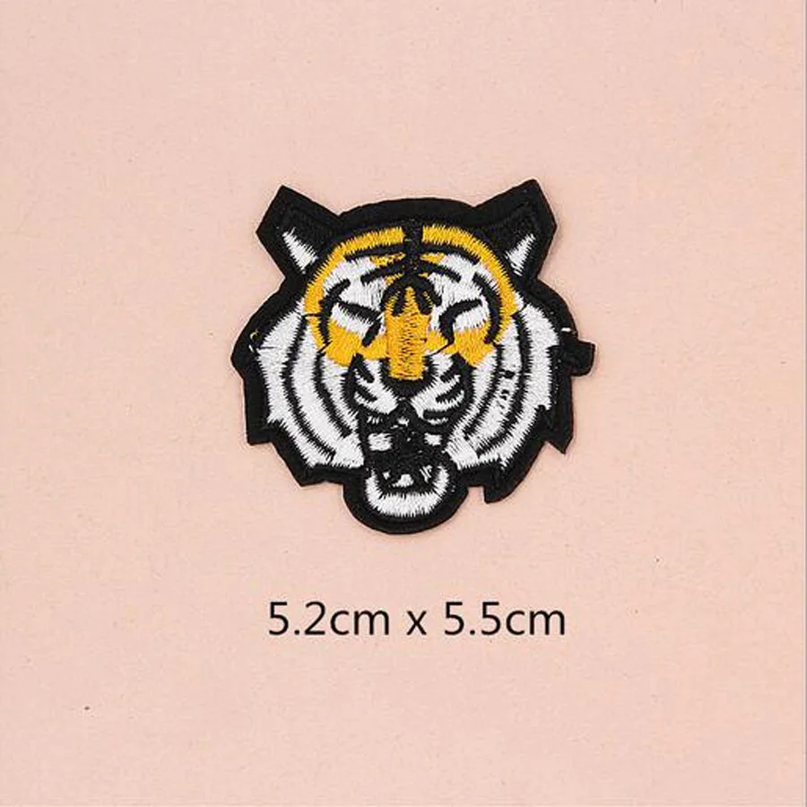 Тканевая вышитая змеиная нашивка на рот кепка одежда наклейки сумка