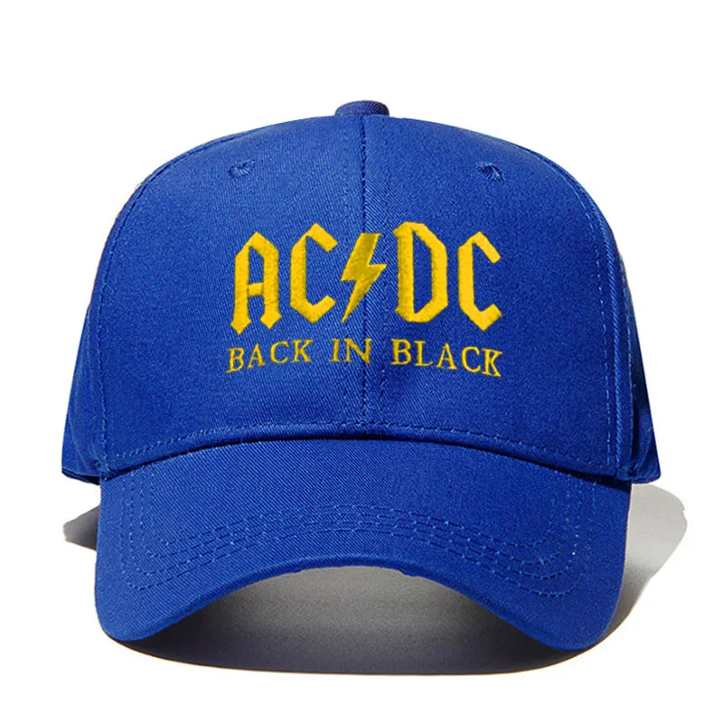 Бейсбольная кепка AC/DC в стиле рок, хип-хоп, Мужская бейсболка с вышитыми буквами, Повседневная Кепка для диджея, рок, папы, Прямая поставка