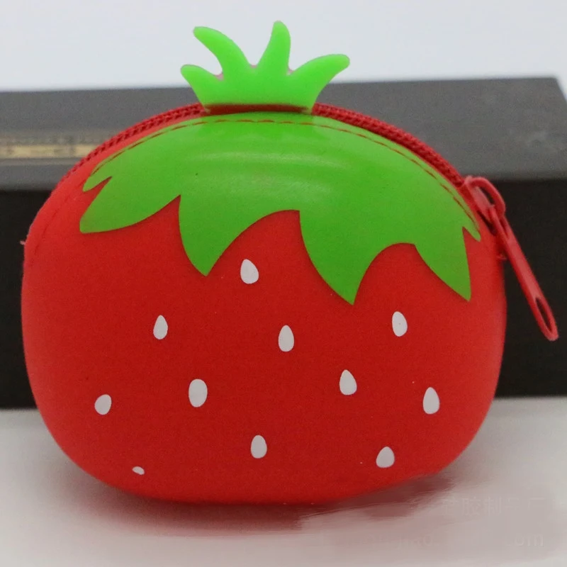 Новинка 2017 года фрукты девушки силиконовые маленькие Мини Портмоне кошелек для