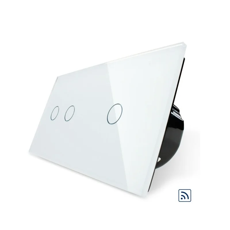 Livolo RF Технология 2 Gang дистанционное и 1 Дистанционное сенсорный выключатель