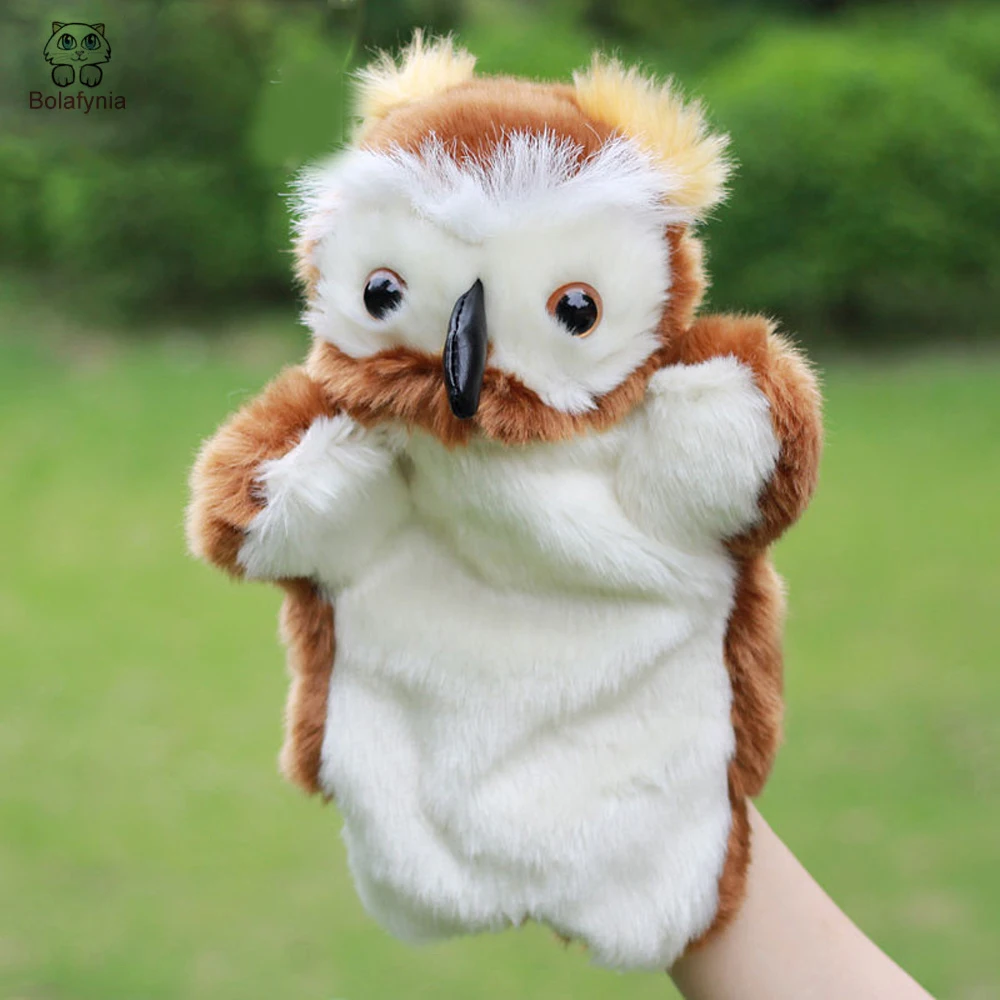 Children Night Owl Bird Infant Baby Hand Plush Stuffed Puppet Toys Christmas Birthday Gifts | Игрушки и хобби