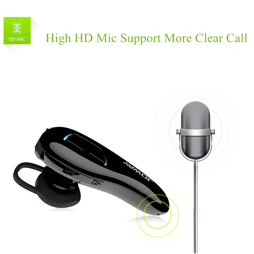 Joway H02 Bluetooth беспроводные наушники рука гарнитура с микрофоном + в ухе почки для