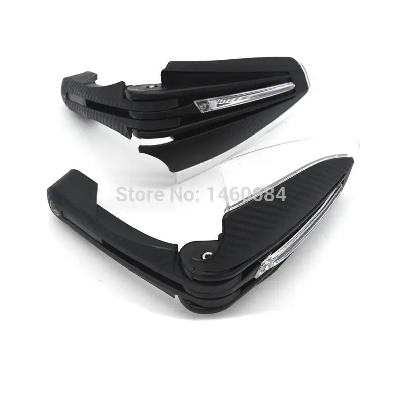 Мотокросс рукавицы ручной защитные ограждения со светодиодной указатели