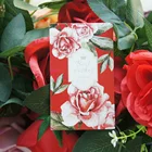 20 шт. романтическая роза, открытка с наилучшими пожеланиями, многофункциональное приглашение для скрапбукинга, украшение сделай сам, праздничное приглашение, подарок