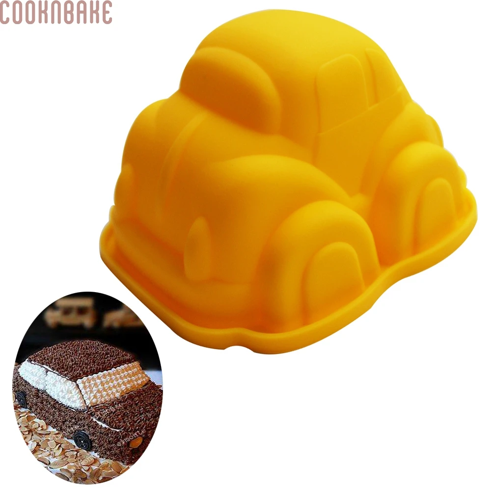 COOKNBAKE сделай сам силиконовая форма для выпечки торта Автомобильная шоколада