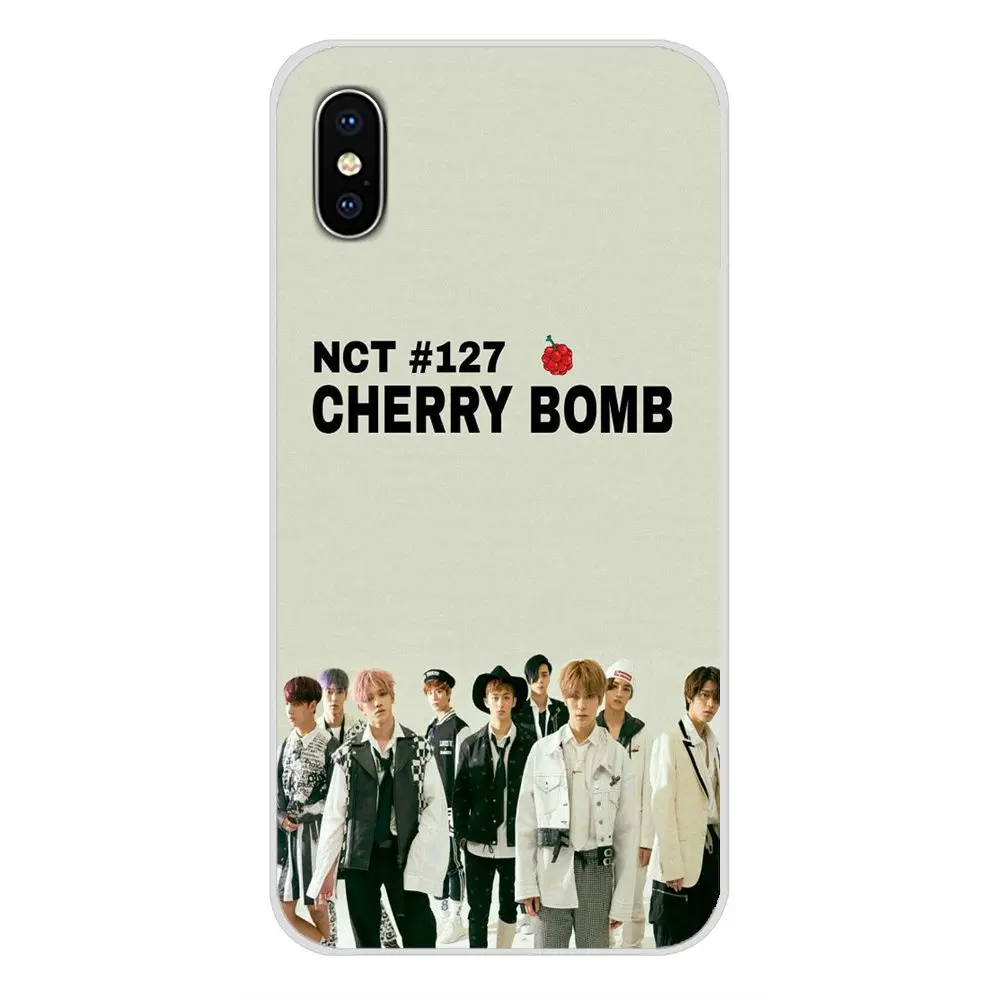 NCT 127 Kpop Boy group для Apple iPhone X XR XS MAX 4 4S 5 5S 5C SE 6 6S 7 8 Plus ipod touch Аксессуары чехлы телефонов |