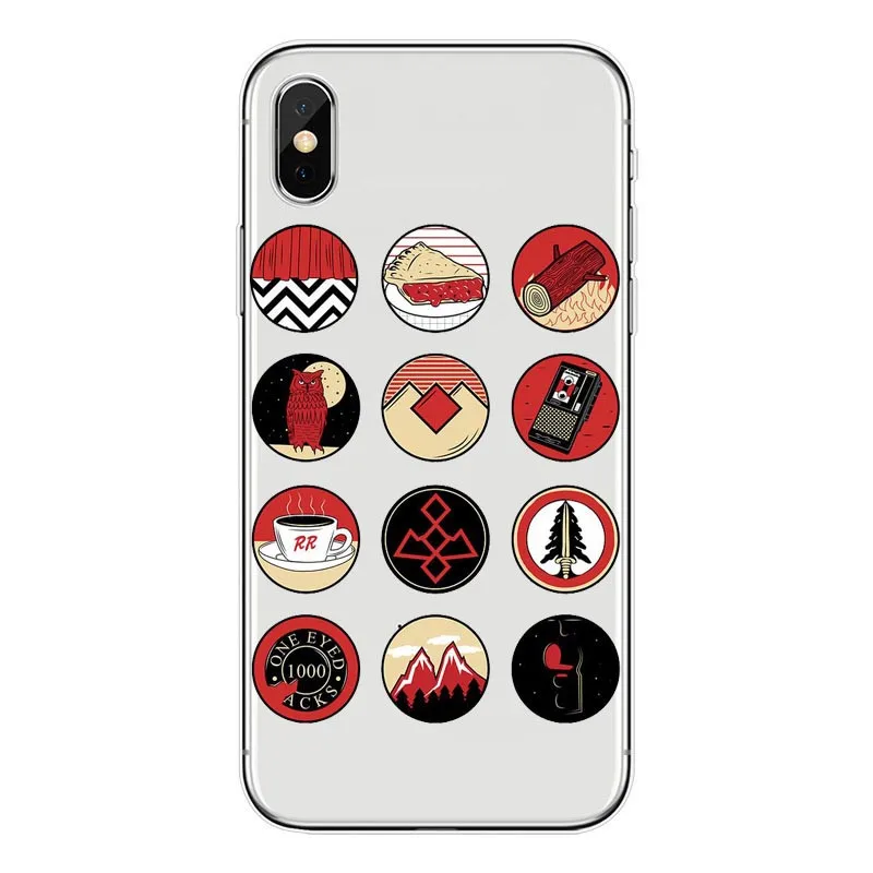 Силиконовый прозрачный чехол для телефона Iphone 6X8 7 5 Plus 10 XR Max Funda Coque Twin Peaks Fire Walk With Me